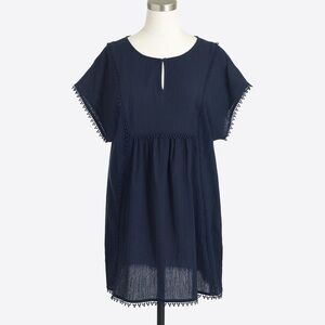 J.Crew Navy Pom-Pom Tunic, Size S